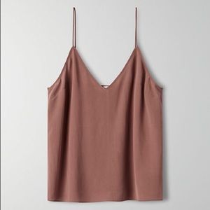 Aritzia Boscono satin camisole, XS